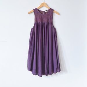 HostPick Aritzia Wilfred Allier Dress Mauvish Purple Sleeveless Mini Flowy Sz XS